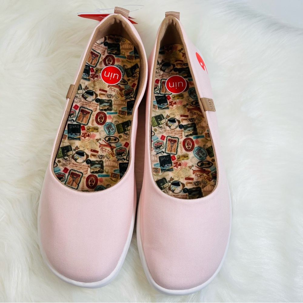 UIN Women’s Comfortable Shoes/Valencia Canvas Pink/ US10